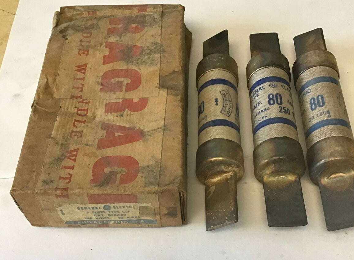 GENERAL ELECTRIC GF6A80 FUSE 250V 80A ****LOTOF3****0