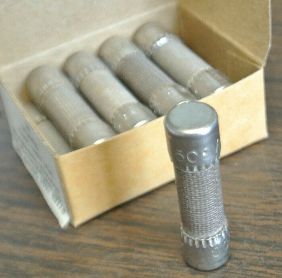 BOX of 10 / BUSS / BUSSMANN F60C FUSES / 25A / 500VAC / NEW SURPLUS0
