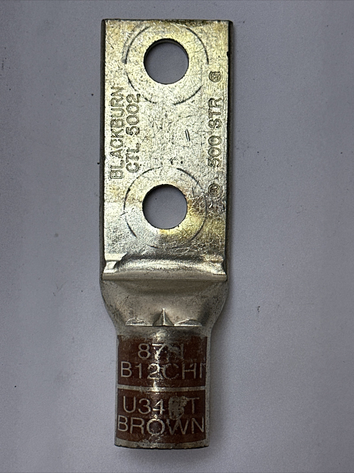 BLACKBURN CTL 5002 500STR 87H B12CHI U34RT BROWN LUG TERMINAL0