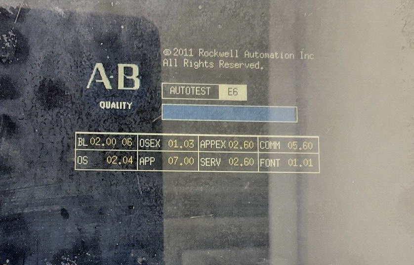 ALLEN BRADLEY 2711P-RDT10C 2711P-RP8D TOUCH SCREEN PANEL 24VDC1