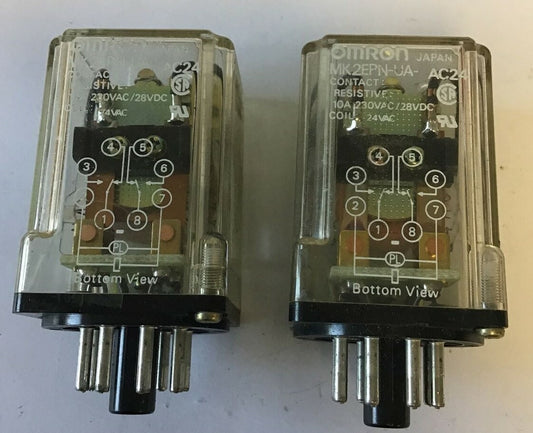 OMRON MK2EPN-UA-AC24 RELAY 10A 230VAC/28VDC ***LOTOF2***0