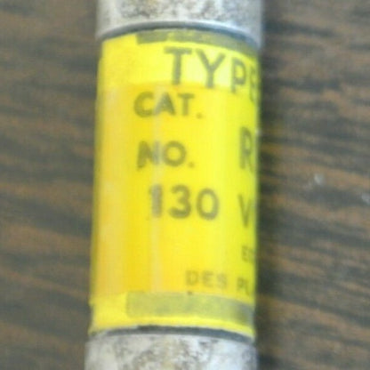 BOX of 10 / ECONOMY RFA25 TYPE RF FUSE / 25A / 130V / NEW SURPLUS3