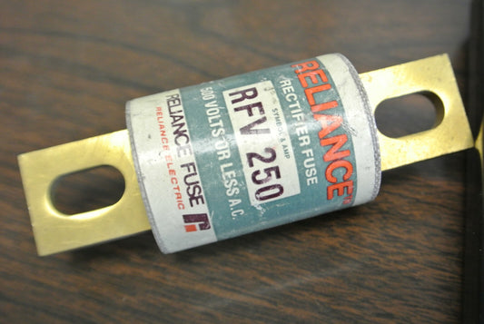 RELIANCE RFV250 RECTIFIER / SEMICONDUCTOR FUSE / 250A / 500V / NEW SURPLUS0