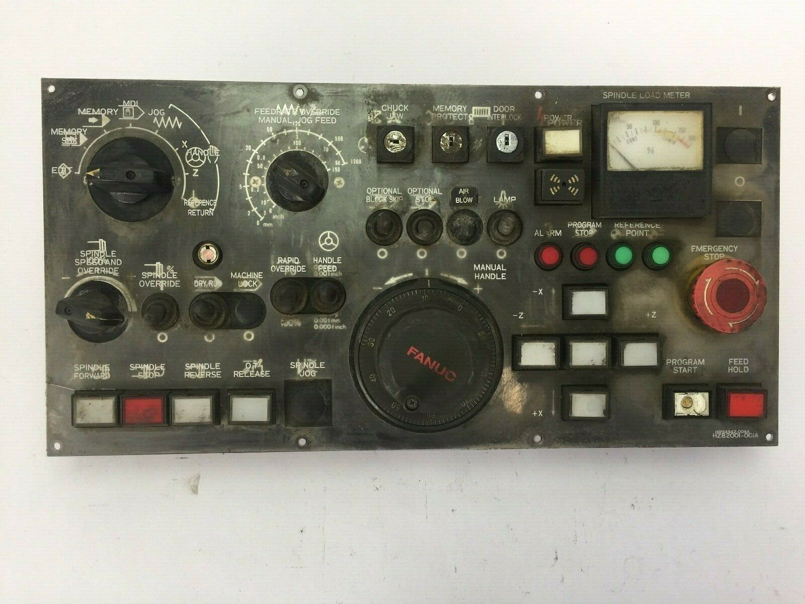 FANUC HZ82001-001A CONTROL PANEL A860-0202-T0010