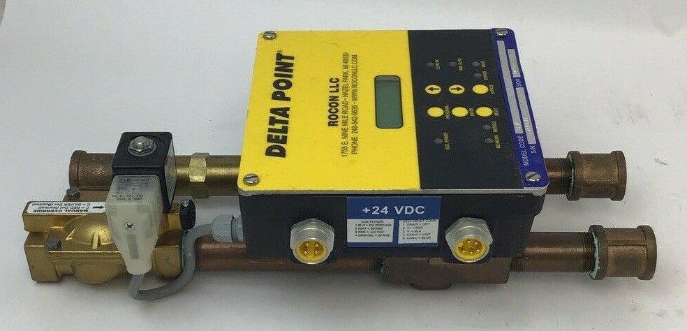 DELTA POINT MODEL CODE BETA FLOW METER S/N:BETA10011 W/PARKER VALVE 5