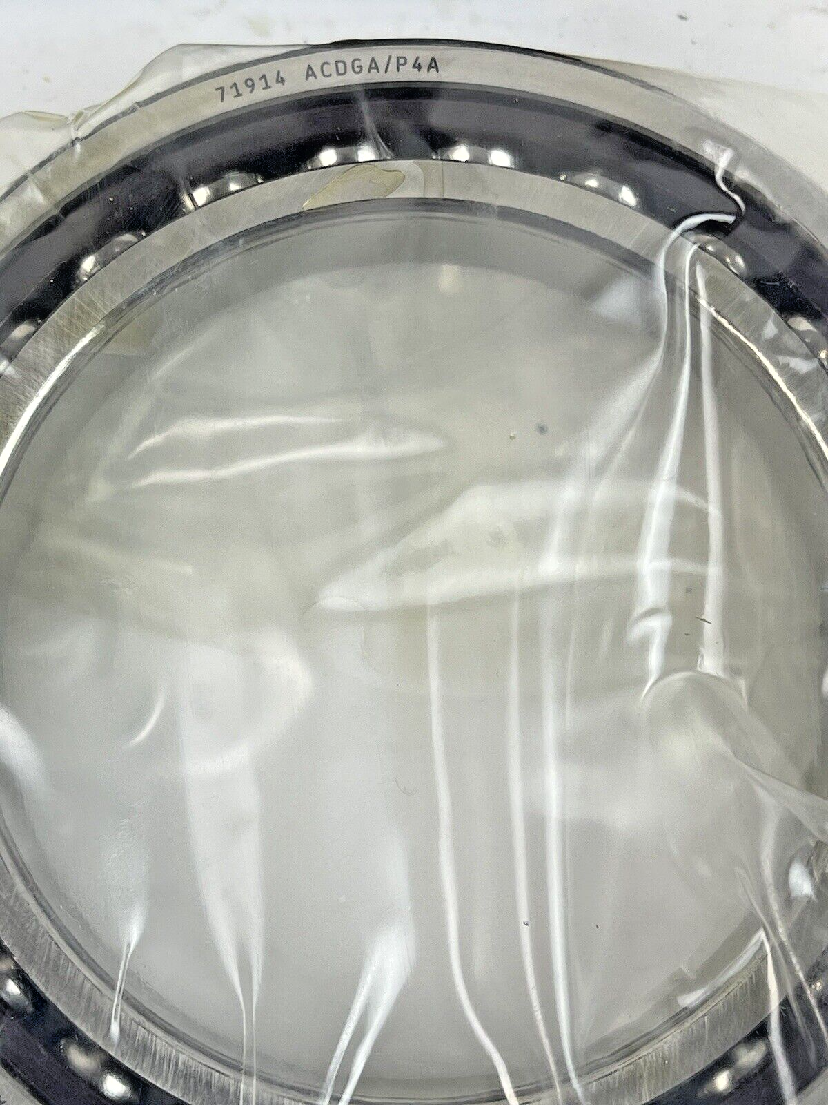 SKF - 71914 ACDGA/P4A - High Prec Angular Bearing - 70 mm ID x 100mm OD x 16mm W1