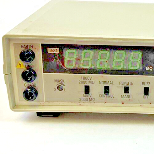 TSURUGA ELECTRIC 356A DIGITAL MEGGER/ INSULATION TESTER 90-120V **CORD WAS CUT**9