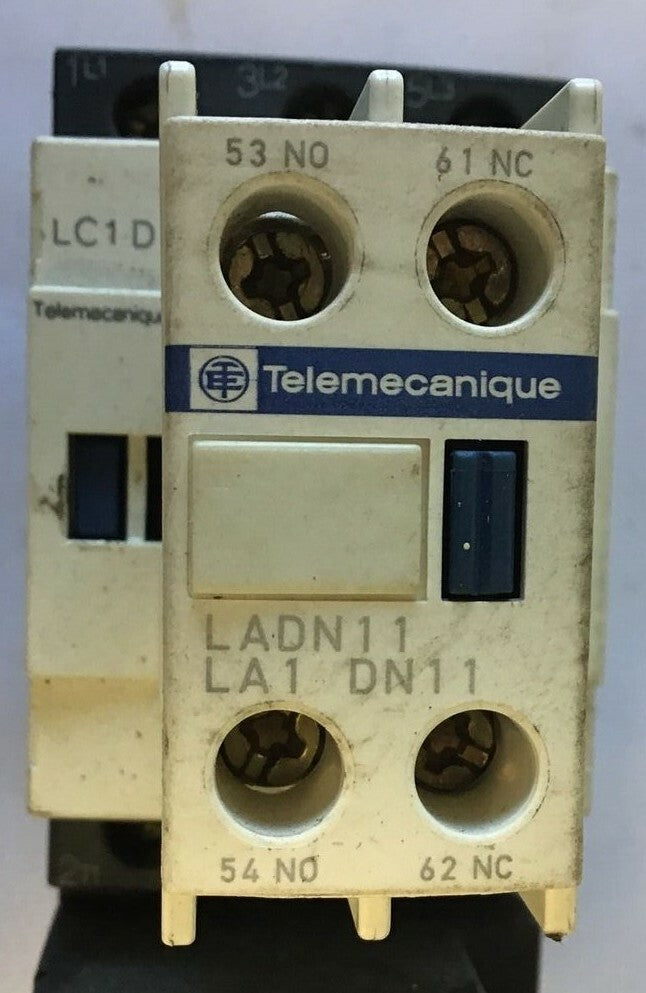 TELEMECANIQUE LC1D12/ LADN11 LA1 DN11/ LRD15 CONTACTOR 2