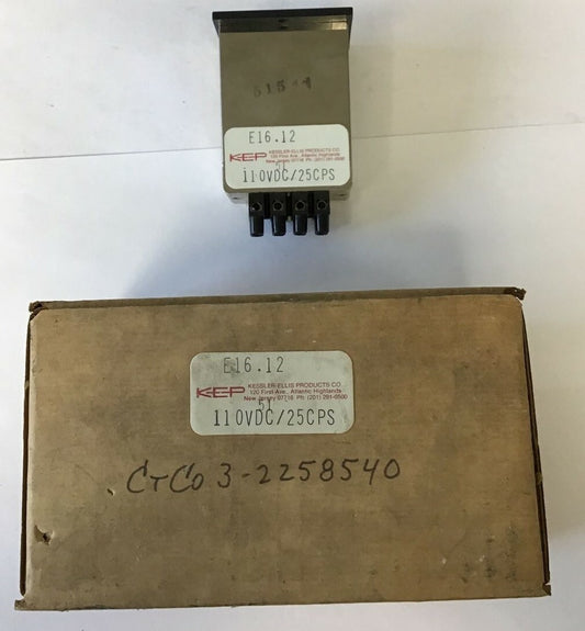 KEP E16.12 COUNTER 110VDC/25CPS 0