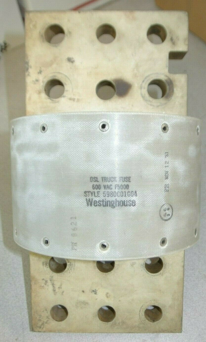 WESTINGHOUSE 5980C01G04 / 6DSL-F5000 DSL TRUCK FUSE / 5000A / 600V3