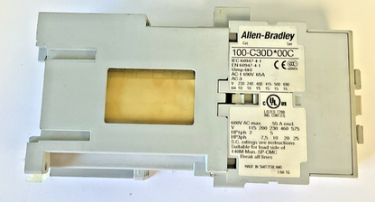 ALLEN BRADLEY 100-C30D*00C CONTACTOR 600VAC 55A3