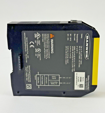 BANNER - XS16si - SAFETY CONTROLLER EXPANSION MODULE - 16 TERMINAL INPUTS,4 CONV2