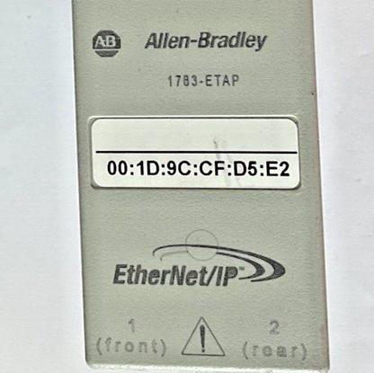 ALLEN BRADLEY 1783-ETAP 3PORT ETHERNET/IP TAP FW:2.002 SER.A1