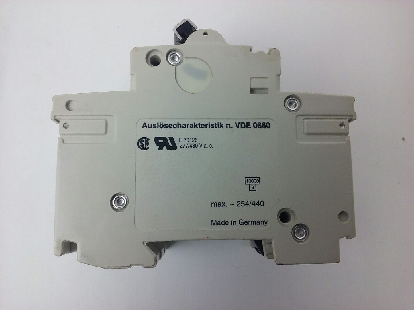 ABB S283W, CIRCUIT BREAKER, K32A, 3POLE, 277/480VAC, MAX 254/440, VDE0660, NEW3