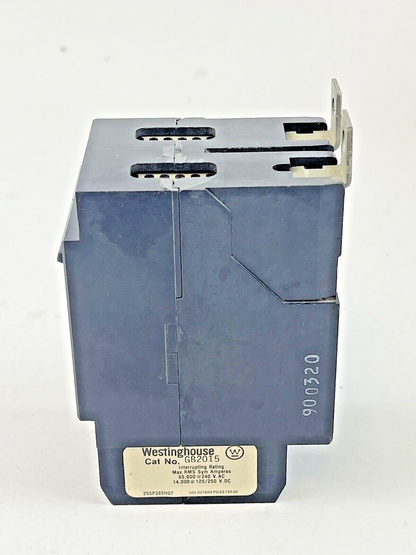 WESTINGHOUSE **BOX OF 12** - GB2015 - 15A/2 POLE/240 VAC/AB DE-ION/TYPE GB - NEW5