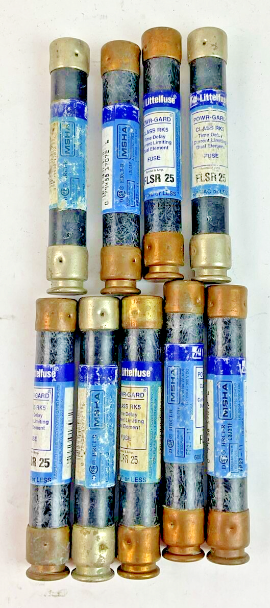 LITTELFUSE FLSR25 FUSE POWR-GARD CLASS RK5 600VAC ***LOTOF9***0