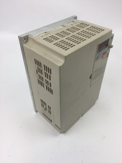 YASKAWA ELECTRIC CIMR-V7RU45P50 OUTPUT 0-460VAC 14.8A INPUT 380-460VAC 19.6A 3PH6