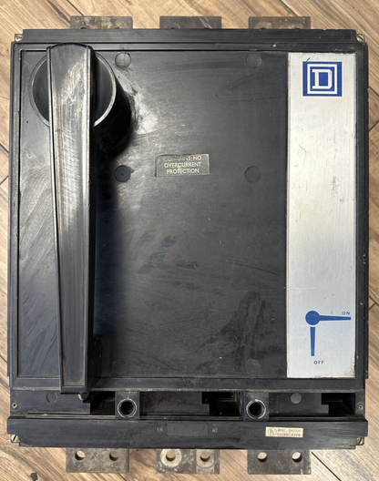 SQUARE D PA-360000 NON-AUTOMATIC CIRCUIT INTERRUPTER 2000AMP 3POLES 600VAC0