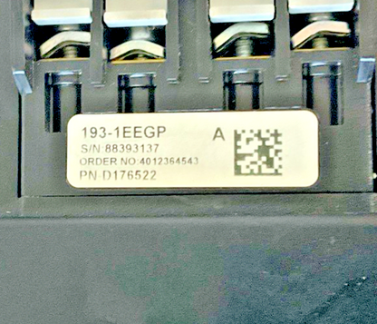 ALLEN BRADLEY 193-1EEGP OVERLOAD RELAY SER.A 20-100A E1004