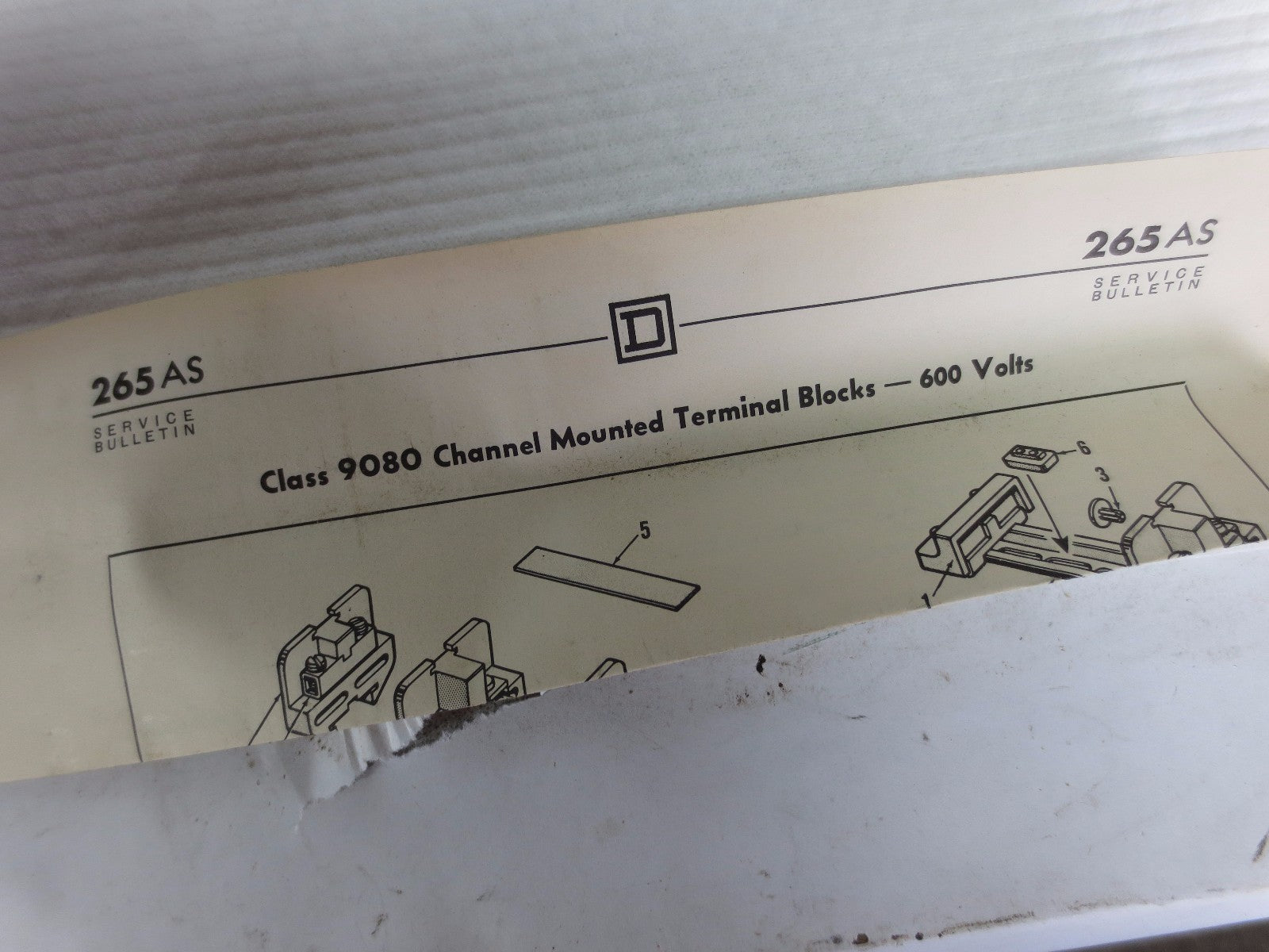 SQUARE D 9080 KC-1 TERMINAL BLOCK SECTIONS 600V - NEW SURPLUS - LOT of 164