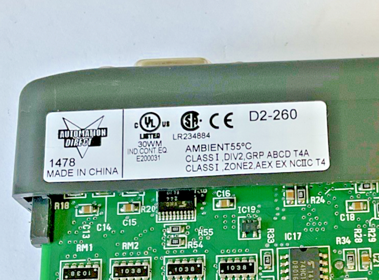 KOYO D2-260-CPU  AUTOMATION DIRECT CPU MODULE3