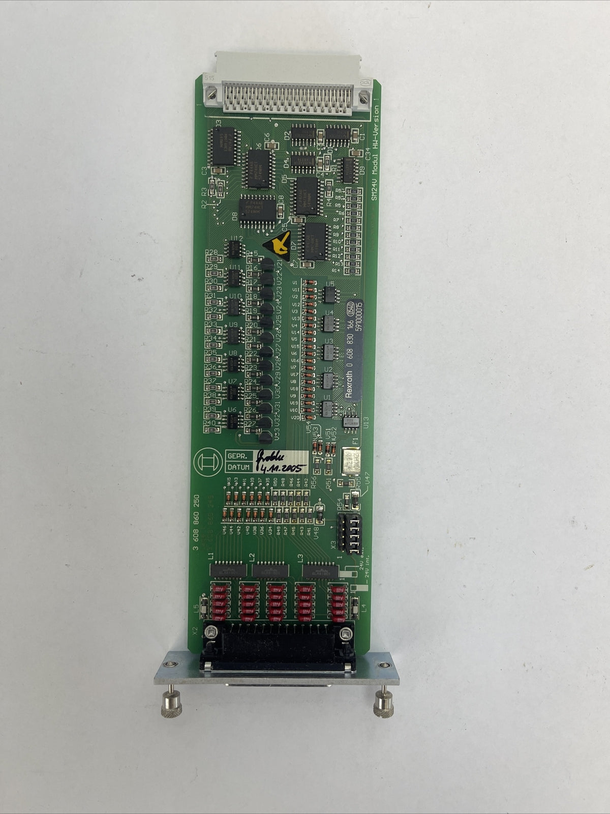 REXROTH 0 608 830 166 SM24V MODULE 0 608 860 250 HW-VERSION 1 5