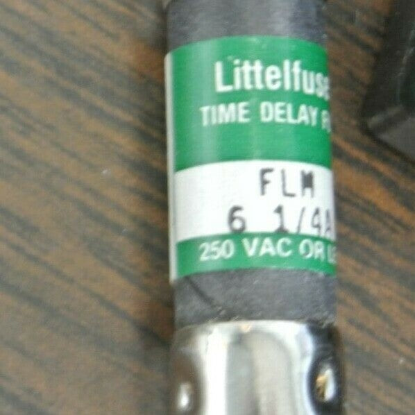 BOX of 10 / LITTELFUSE FLM6-1/4  FUSE / 6-1/4A, 250V / NEW SURPLUS / FLM-6-1/41