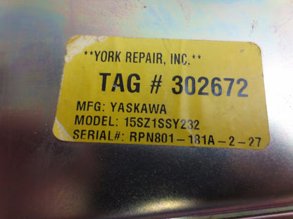 YASKAWA CACR-SR 15SZ1SSY232 SERVOPACK / SERVO CONTROLLER 9