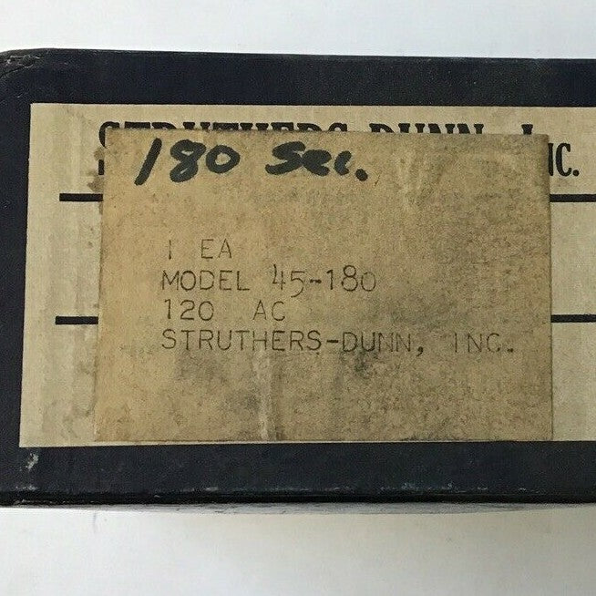 STRUTHERS-DUNN 45-180 SOLID STATE TIMES 120VAC 1