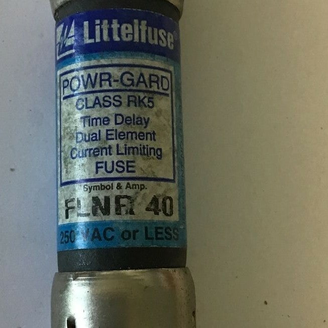 LITTELFUSE FLNR40 POWR-GARD CLASS RK5 250VAC 125VDC TIME DELAY ***LOTOF3***2