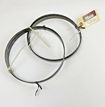 MORSE *LOT OF 2* ZHBDW14 - BAND SAW BLADES - 5' 4.5" L, 1/2" W, 14 Tpi, 0.025"0