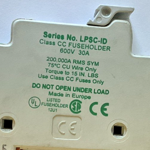 LITTELFUSE LPSC-ID FUSE HOLDER 600V 30A  ****LOTOF3****4