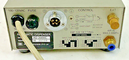 IWASHITA INSTRUMENTS AD2000C AUTOMATIC DISPENSER 100-120VAC2