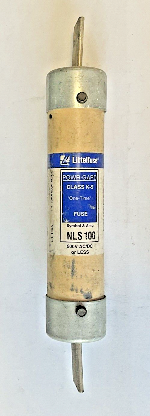 LITTELFUSE NLS 100 FUSE 600VAC/DC 50KA CLASS K-5 ***LOTOF3***1