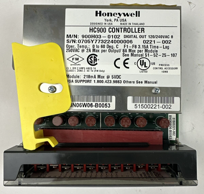 HONEYWELL 900H03-0102 DIGITAL OUTPUT 120/240VAC 8PT1