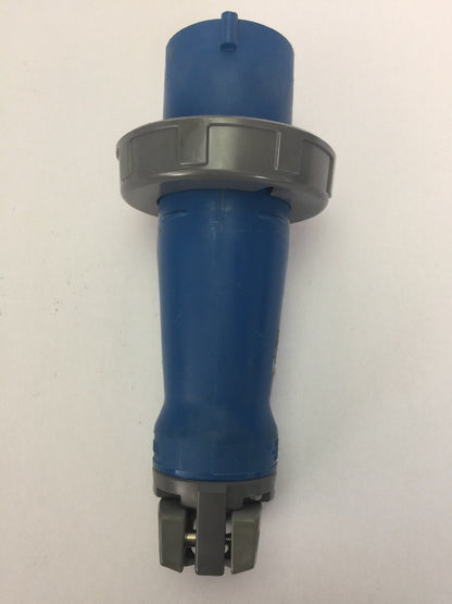 HUBBEL 363P6W PIN & SLEEVE WATERTIGHT PLUG 63A 220VAC 2 POLE 3 WIRE GROUNDING (36