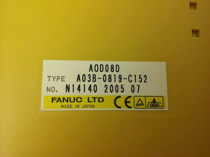 FANUC AOD08D TYPE A03B-0819-C152 INTERFACE MODULE (LOT OF 2)0