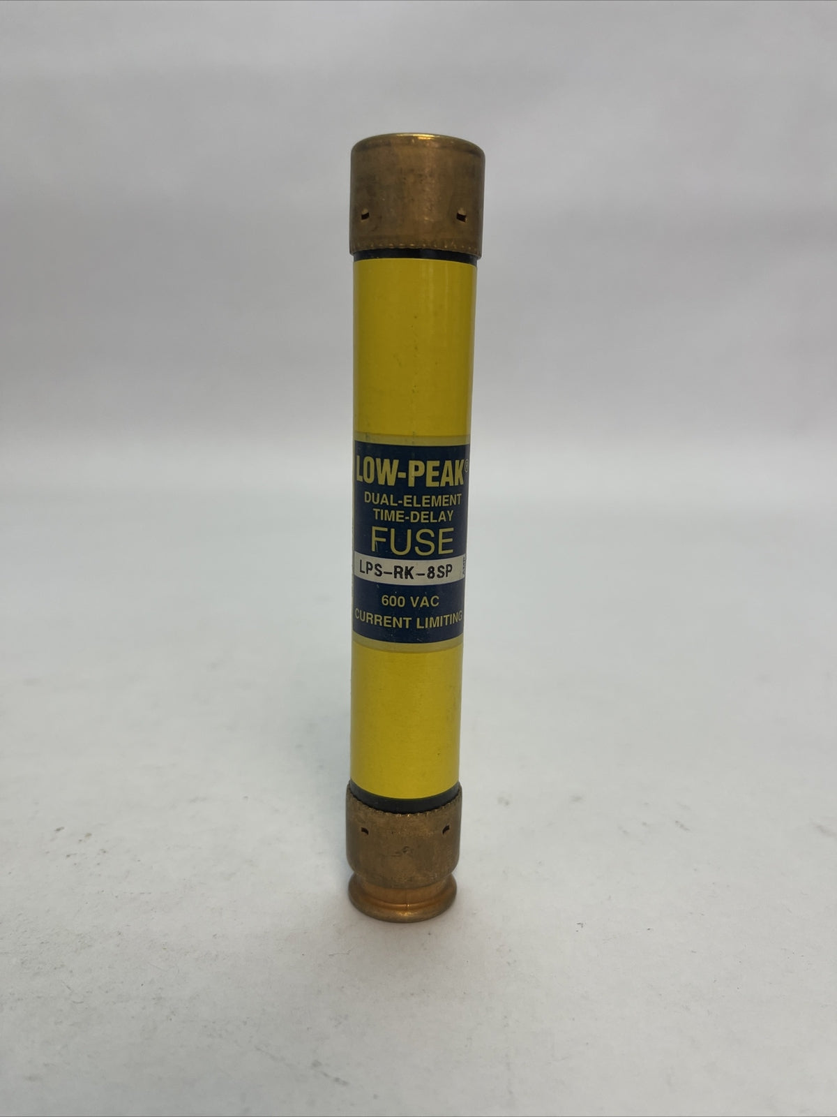 BUSSMANN LPS-RK-8SP LOW-PEAK DUAL ELEMENT 600VAC 8AMP TIME-DELAY (LOT OF 10)1