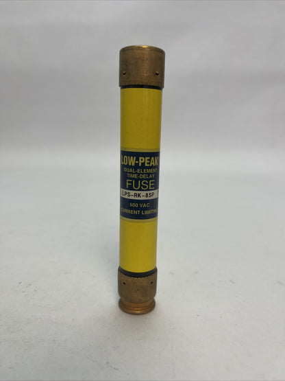 BUSSMANN LPS-RK-8SP LOW-PEAK DUAL ELEMENT 600VAC 8AMP TIME-DELAY (LOT OF 10)1