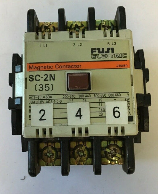 FUJI ELECTRIC SC-2N/4NC1Q0 MAGNETIC CONTACTOR 35A, 220-240V0