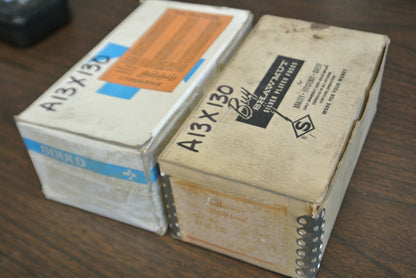 BOX of 10 SHAWMUT A13X130 SEMICONDUCTOR / RECTIFIER FUSE 130A 130VAC NEW SURPLUS4