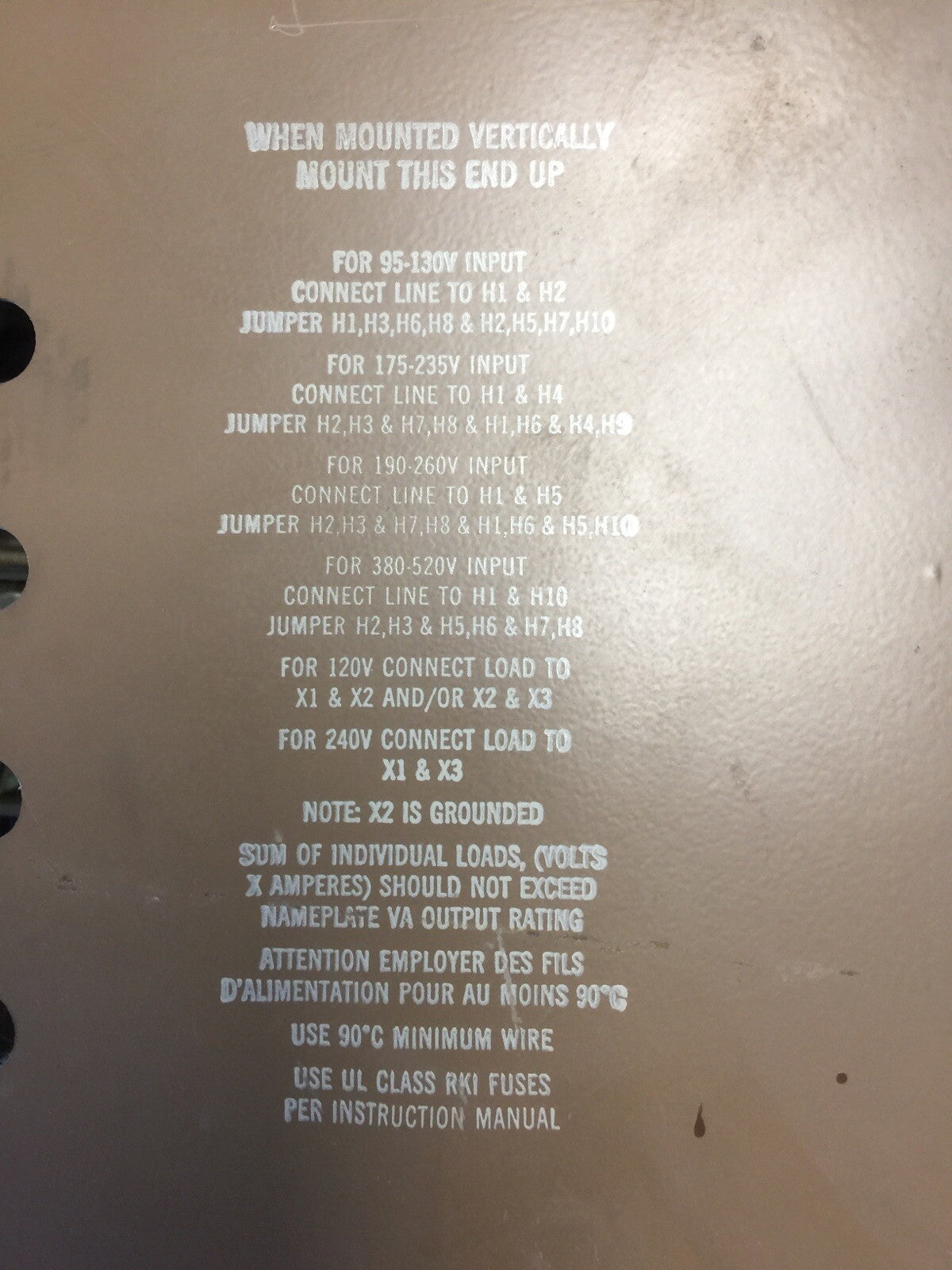 SOLA 23-23-215-8 CONSTANT VOLTAGE TRANSFORMER HARMONIC NEUTRALIZED 120/240V7