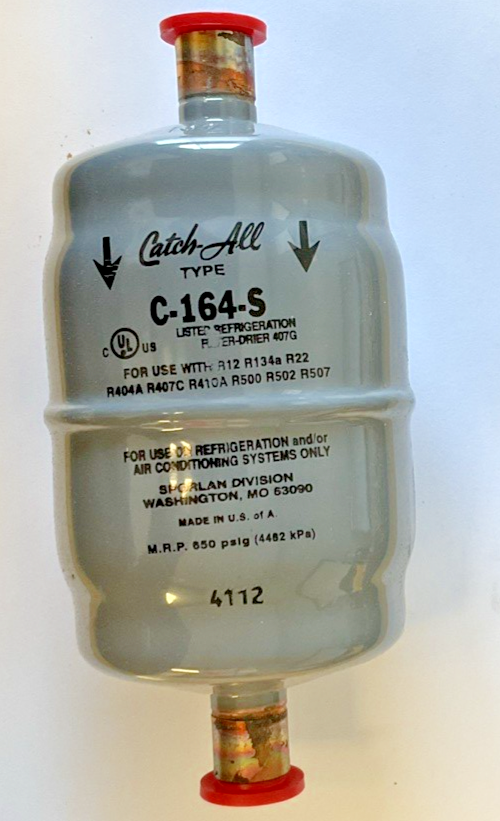 SPORLAN C-164-S CATCH-ALL FILTER-DRIER 1/2 ODF SOLDER 650PSIG0