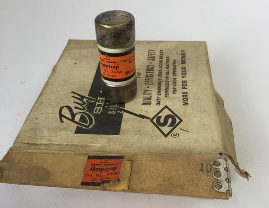GOULD SHAWMUT A4J60 AMP-TRAP CLASS J FUSE 60AMP 600VAC (BOX OF 10)0