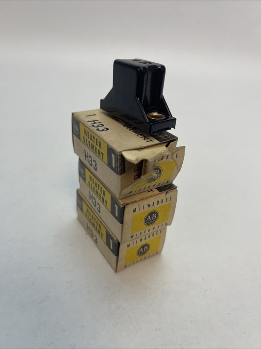 ALLEN BRADLEY H33 HEATER (LOT OF 3)0