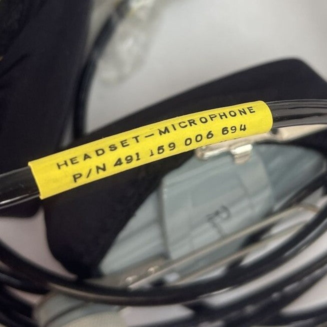 ROANWELL 491-159-006-694 AIRCRAFT HEADSET MICROPHONE ASSEMBLY 000-0718407-0022