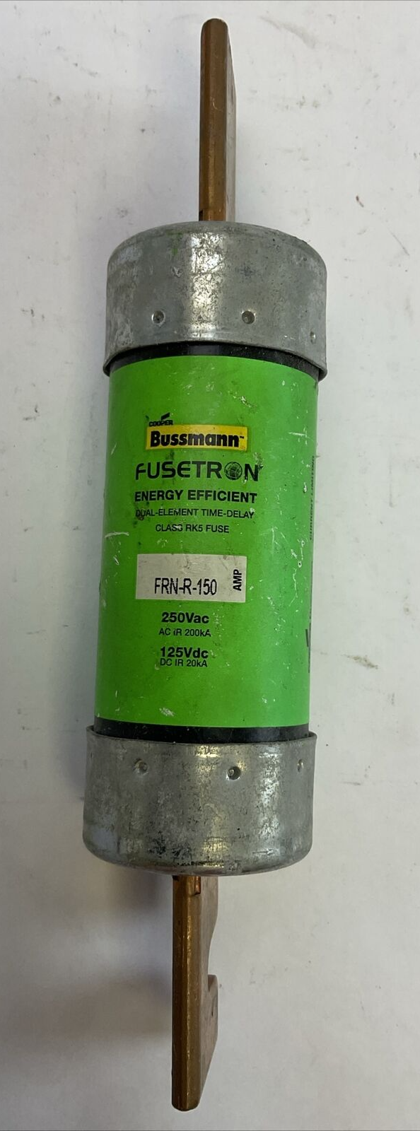 BUSSMANN FRN-R-150 250VAC 125VDC 150A FUSETRON ENERGY EFFICIENT CLASS RK5 FUSE0