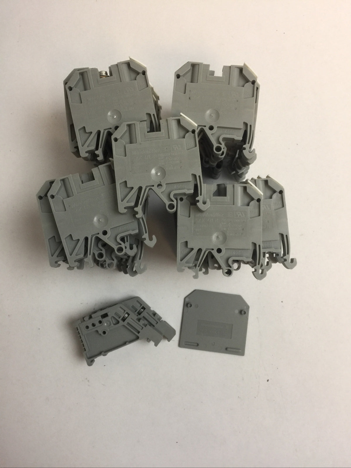 WEIDMULLER TERMINAL SAK 4/EN (LOT OF 41) EW 35(LOT OF 2) AP SAK4-10(LOT OF 1)0