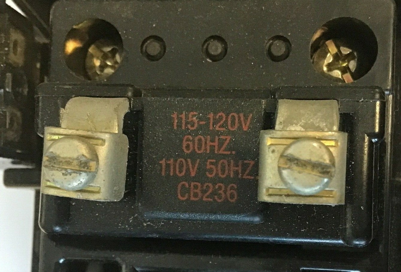 ALLEN BRADLEY 509-BOD STARTER SIZE 1 SER.B W/CB236 COIL W32 HEATER2