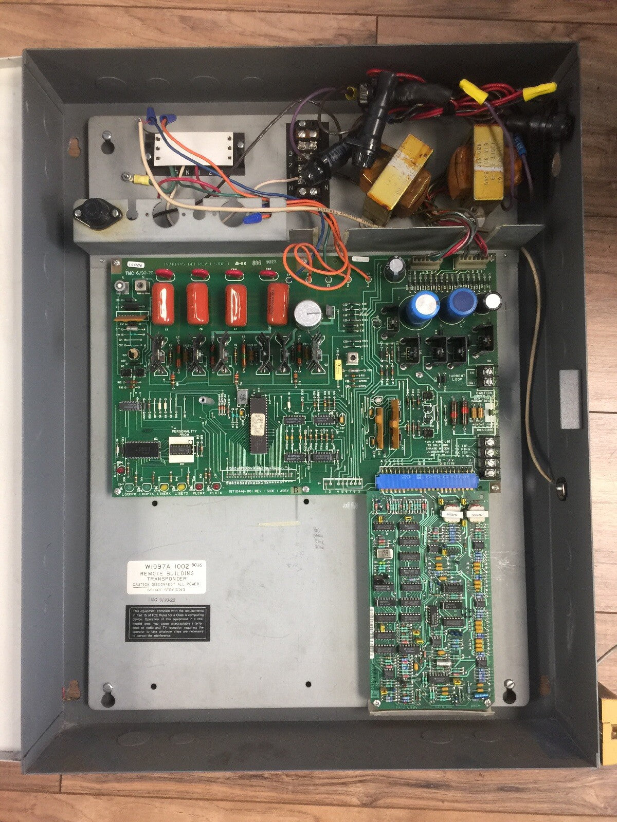 HONEYWELL W1097A1002 REMOTE BUILDING TRANSPONDER 15710446-001 15710445-0015